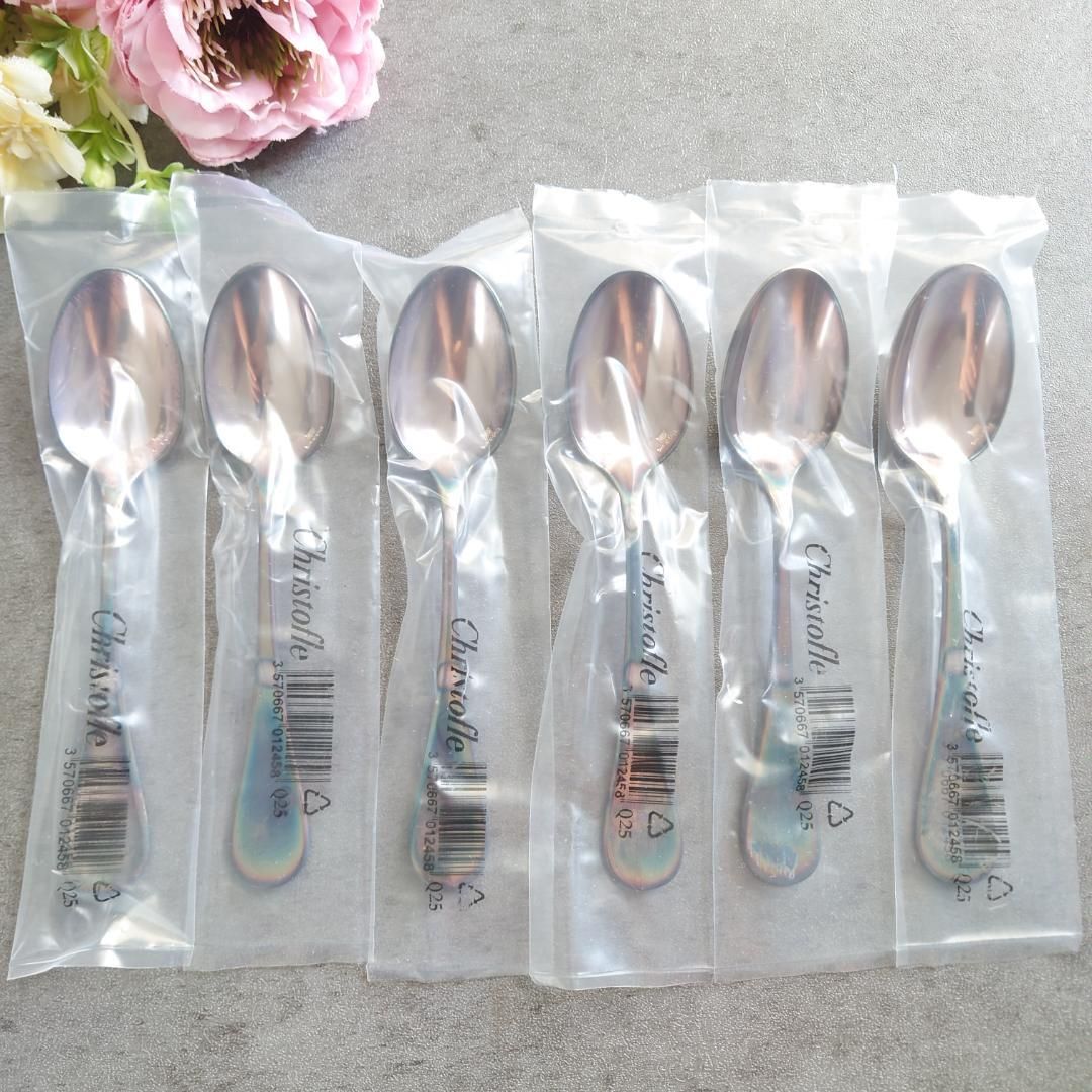 クリストフル フィデリオ 未開封 コーヒースプーン 6点