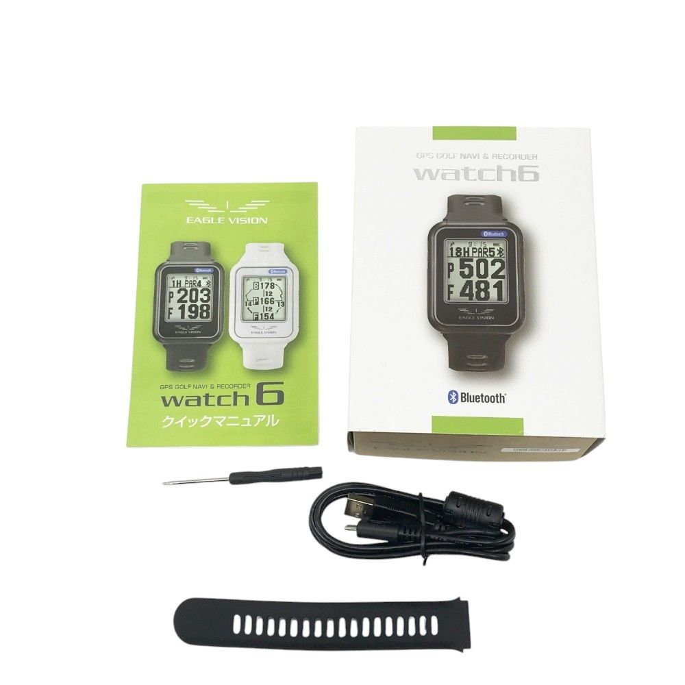 イーグルビジョン ウォッチ6 ブラックのみ 腕時計型GPSナビ EV-236
