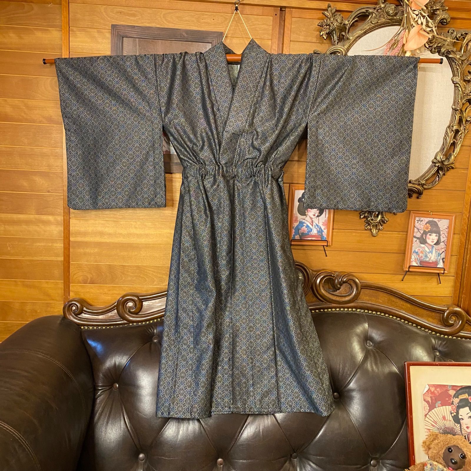 帯サッシュベルト付き 和洋折衷