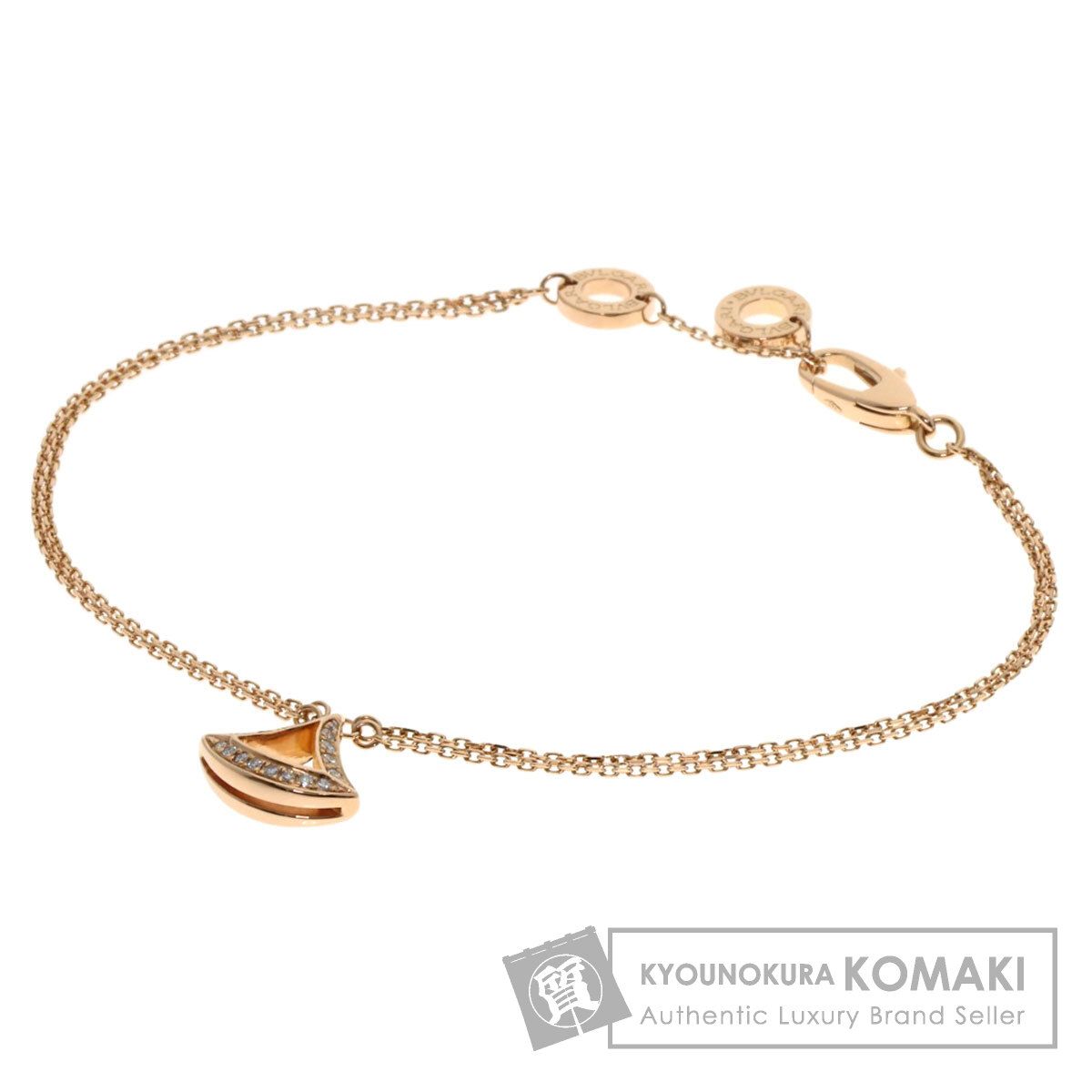 BVLGARI ブルガリ ディーヴァ ドリーム ダイヤモンド ブレスレット K18PG レディース