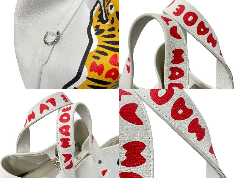 【新品未使用】ルイヴィトン×NIGOトロリートートバッグ(ホワイト)ユニセックス Louis Vuitton(ルイヴィトン) x Nigo(ニゴ) トートバッグ