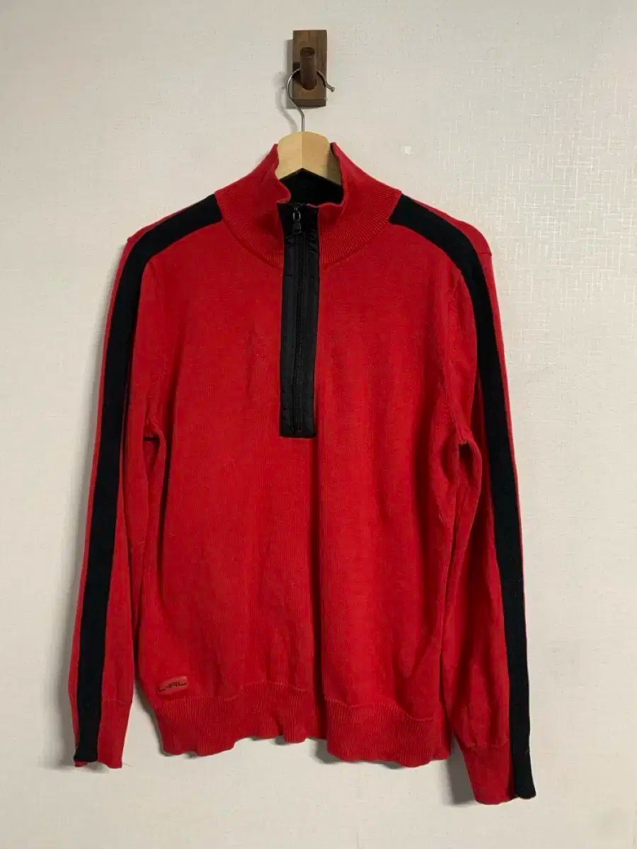 XL ポロ Ralph Lauren(ラルフローレン) コットン ハーフジップ ニット セーター ／ PTB2