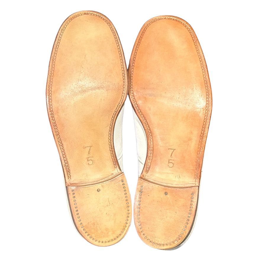 サンダース レザーシューズ ホワイト バックス 70 