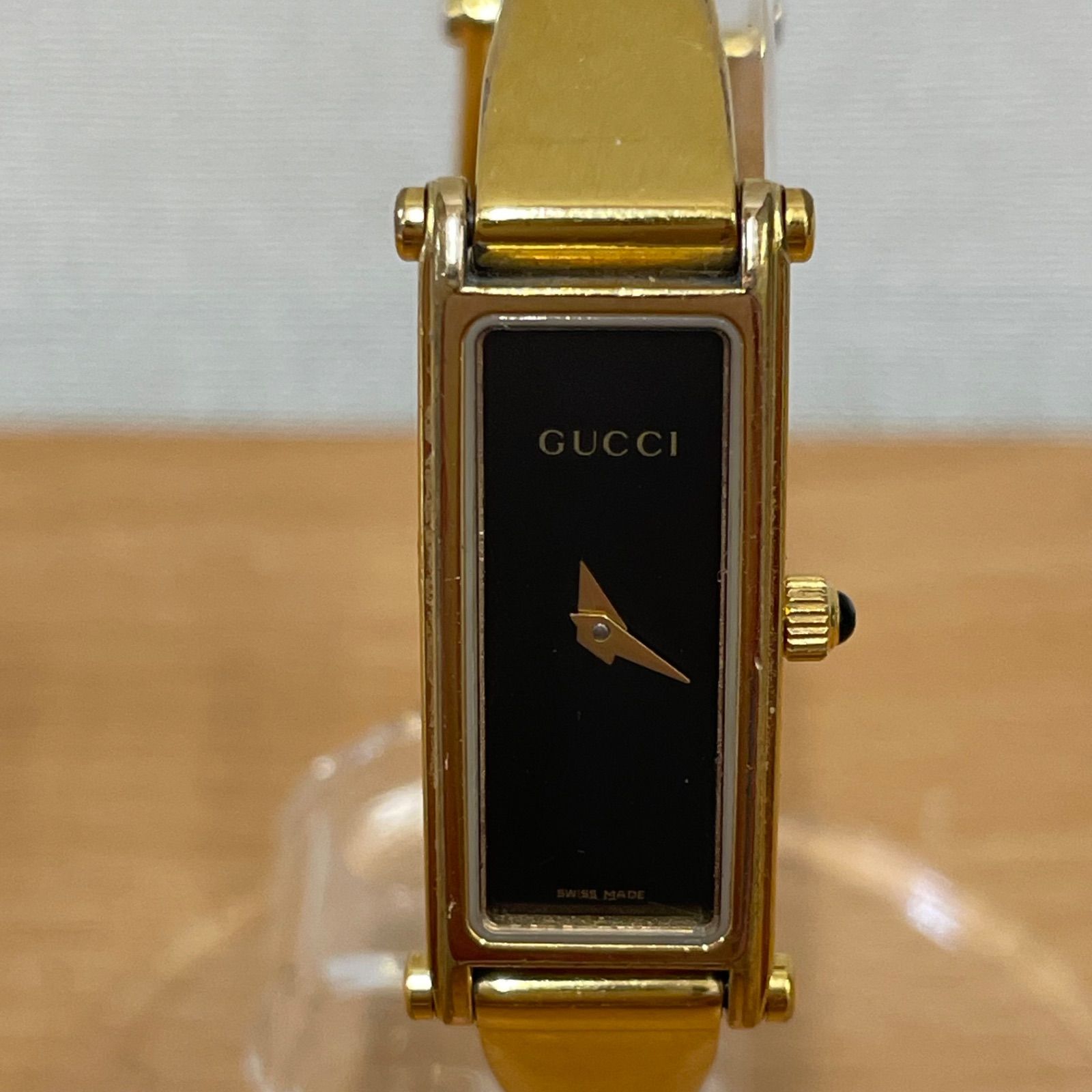 □グッチ GUCCI 1500L レディース時計 稼働品 電池交換2025年9月 A25