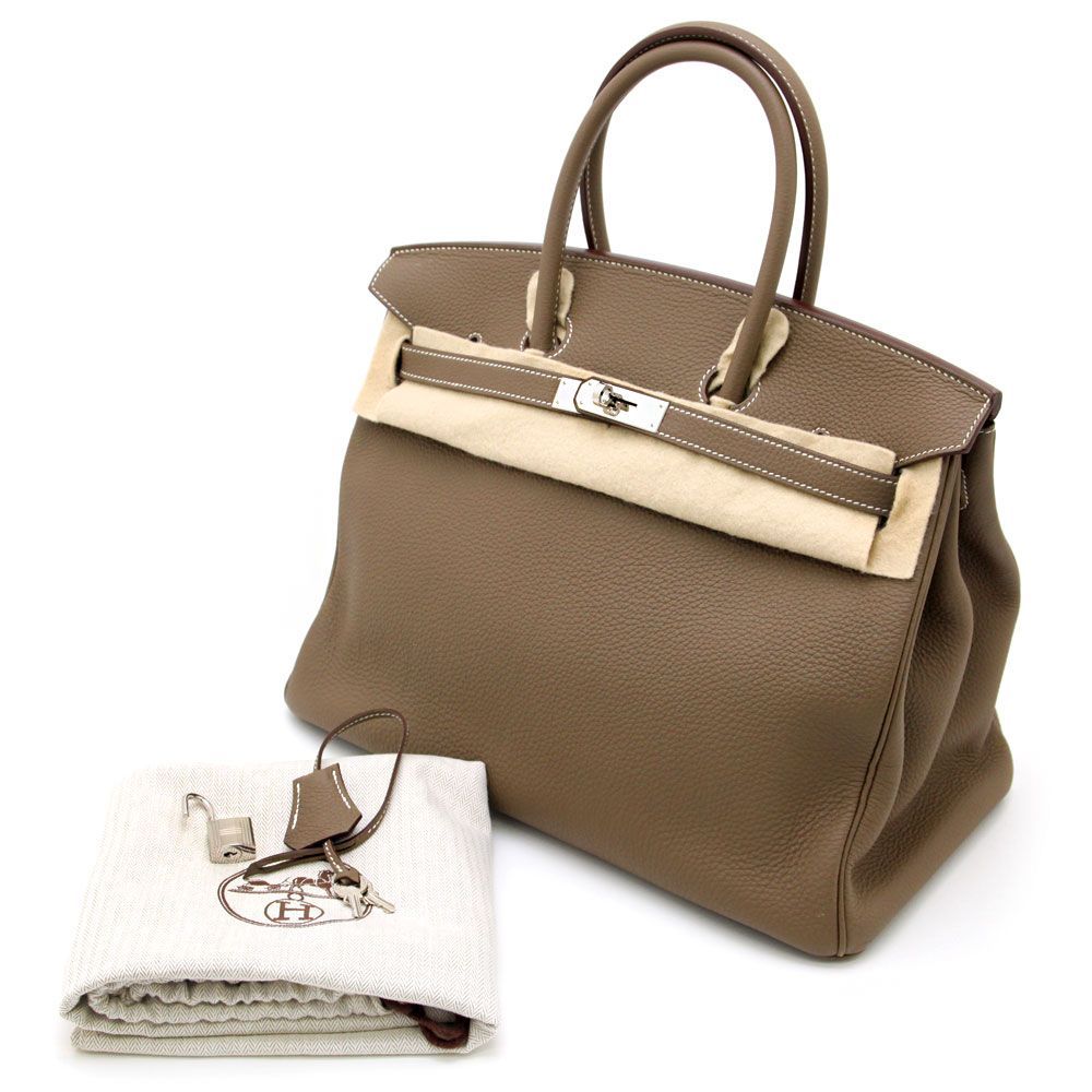 中古 美品 】HERMES エルメス ハンドバッグ バーキン 35 トゴ