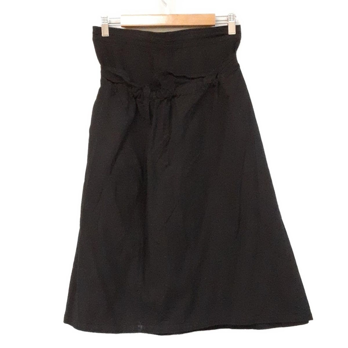 Y s ワイズ ロングスカート サイズ1 S レディース - 黒 変形デザイン