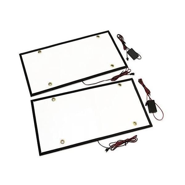 MIFO 字光式ナンバープレート用LED 大型車用 な2枚セット 全面発光 24V対応 トラック バス 薄型