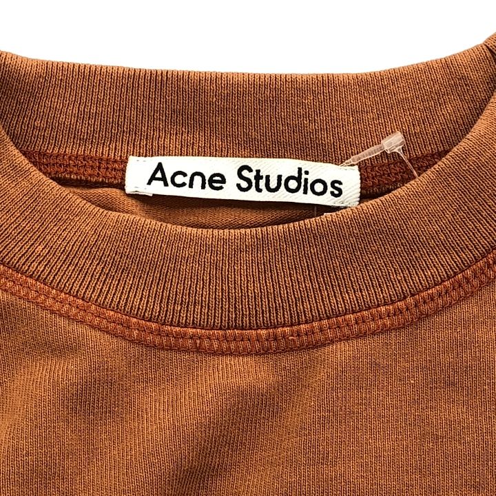 【Acne studios】アクネ フーディー ロゴ ブラック/オレンジ Acne Studios - ロゴフーディセーター - ブラック