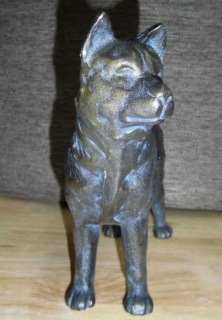 R506 犬 置物 オブジェ 飾り物 金属製 約1.5Kg 美品 - メルカリ