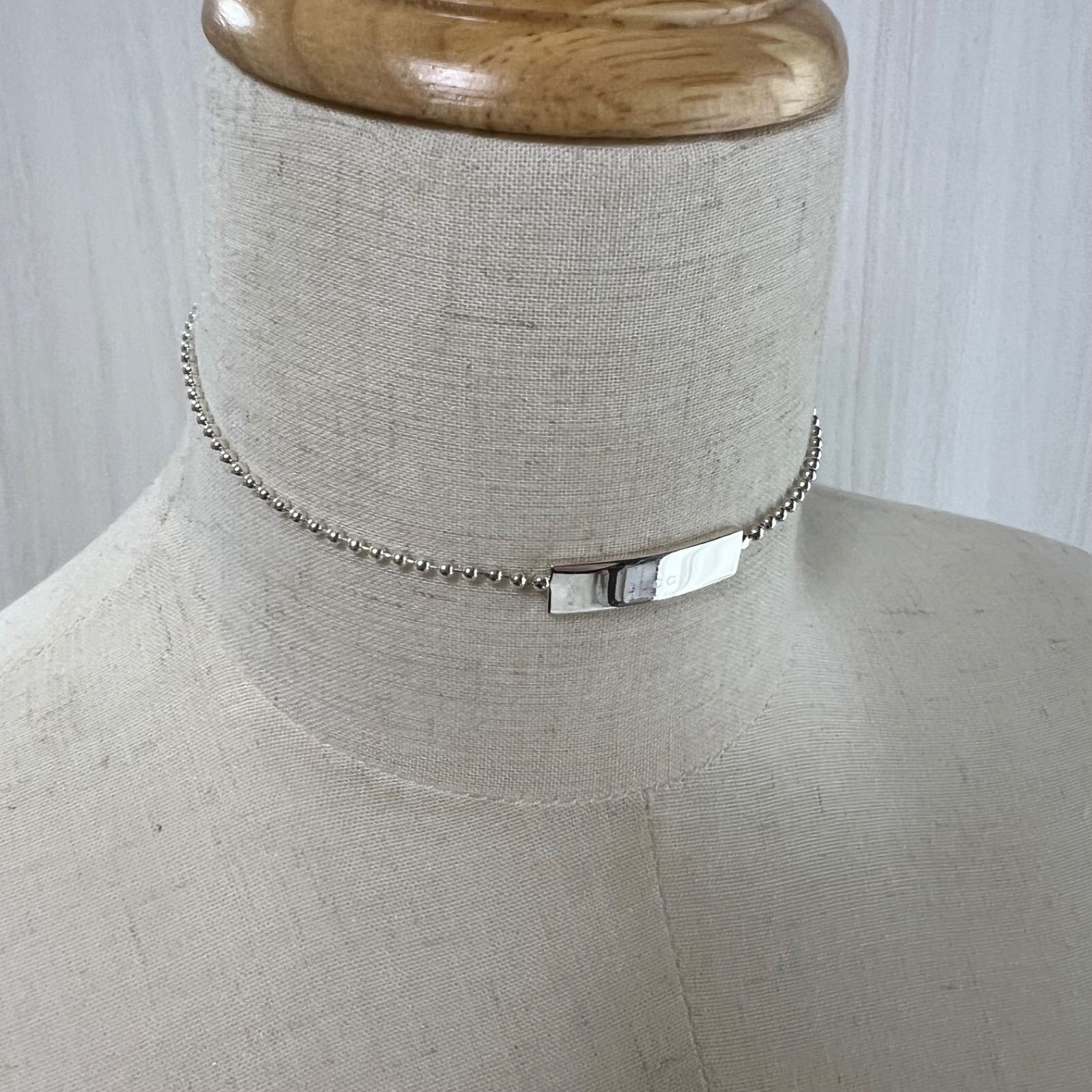GUCCI/925/イタリア/シルバーチョーカー/SILVER/銀/ヴィンテージ GUCCI/925/イタリア/シルバーチョーカー/SILVER/銀/ヴィンテージ