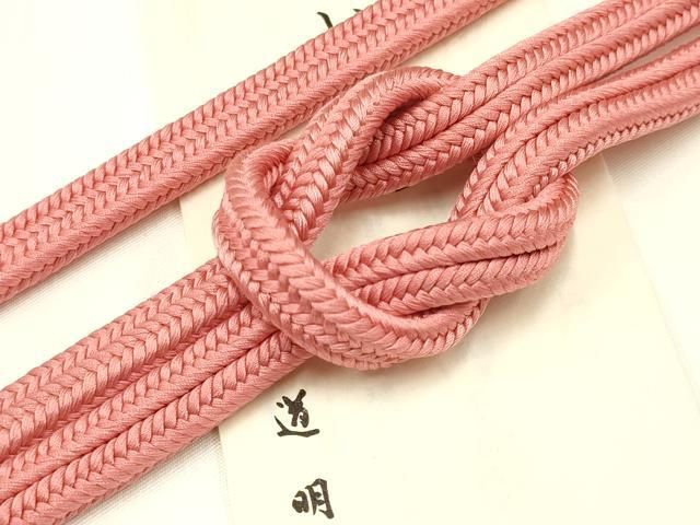 平和屋着物 上 有職組紐道明 帯締め 冠組 甚三紅色 宮内庁御用 国立博物館御用 東京芸術大学御用 AABB3716ay