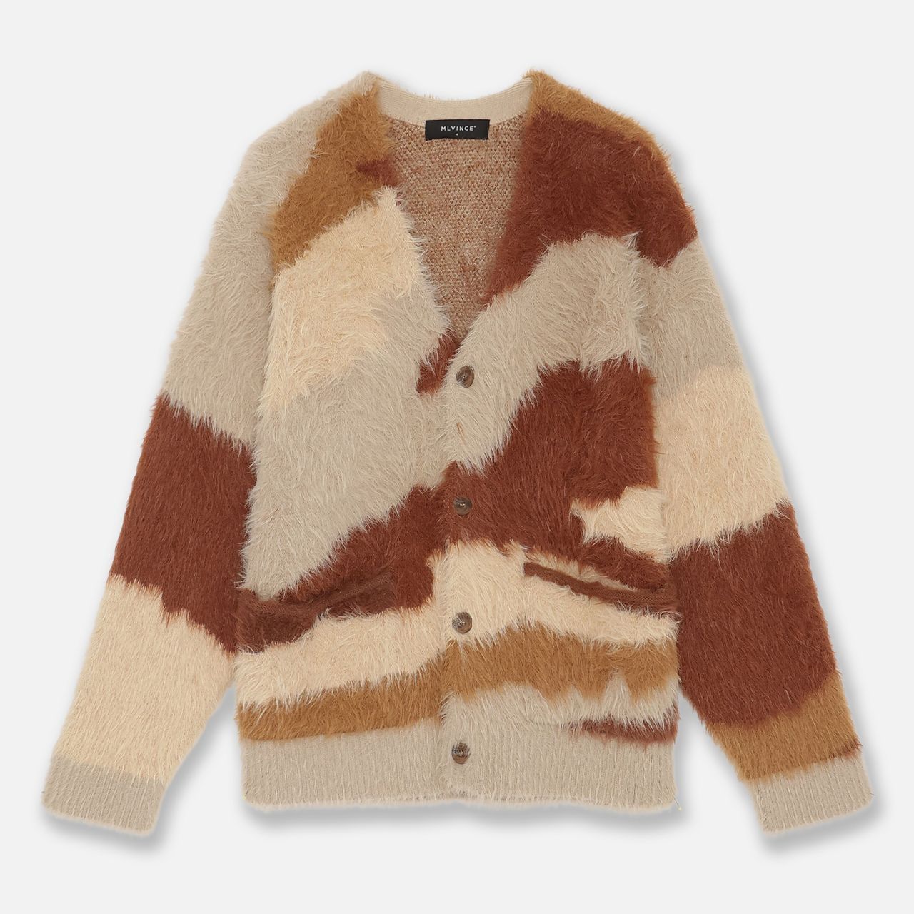 MLVINCE メルヴィンス SHAGGY CARDIGAN DESERT CAMO カーディガン