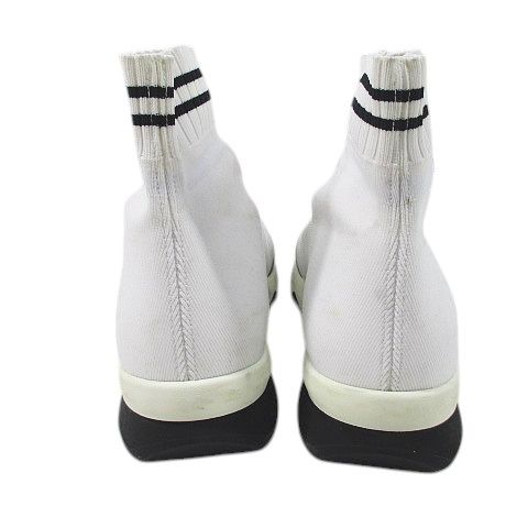 フェンディ FENDI ソックススニーカー ハイカット ロゴ ズッカ柄 37 フェンディ FENDI ソックススニーカー ハイカット ロゴ ズッカ柄 37