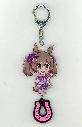 雑貨 スマートファルコン ラバー蹄鉄付きアクリルキーホルダー ウマ娘 プリティーダービー