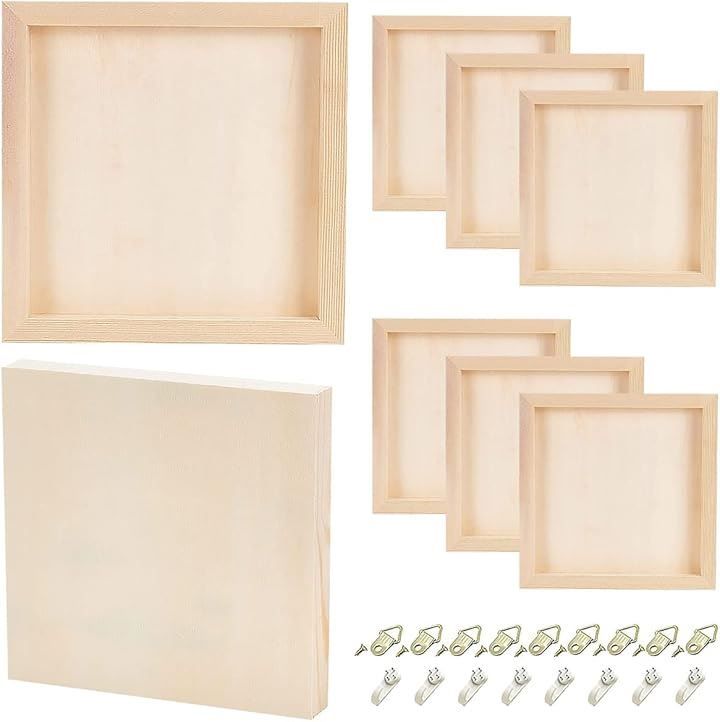 dodtazz キャンバス 画材 キャンバスボード 張りキャンバス 木製 木製