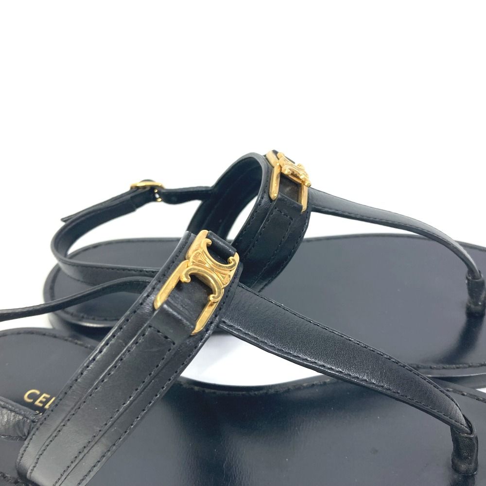 CELINE セリーヌ サンダル トングサンダル 33310 レザー - メルカリ