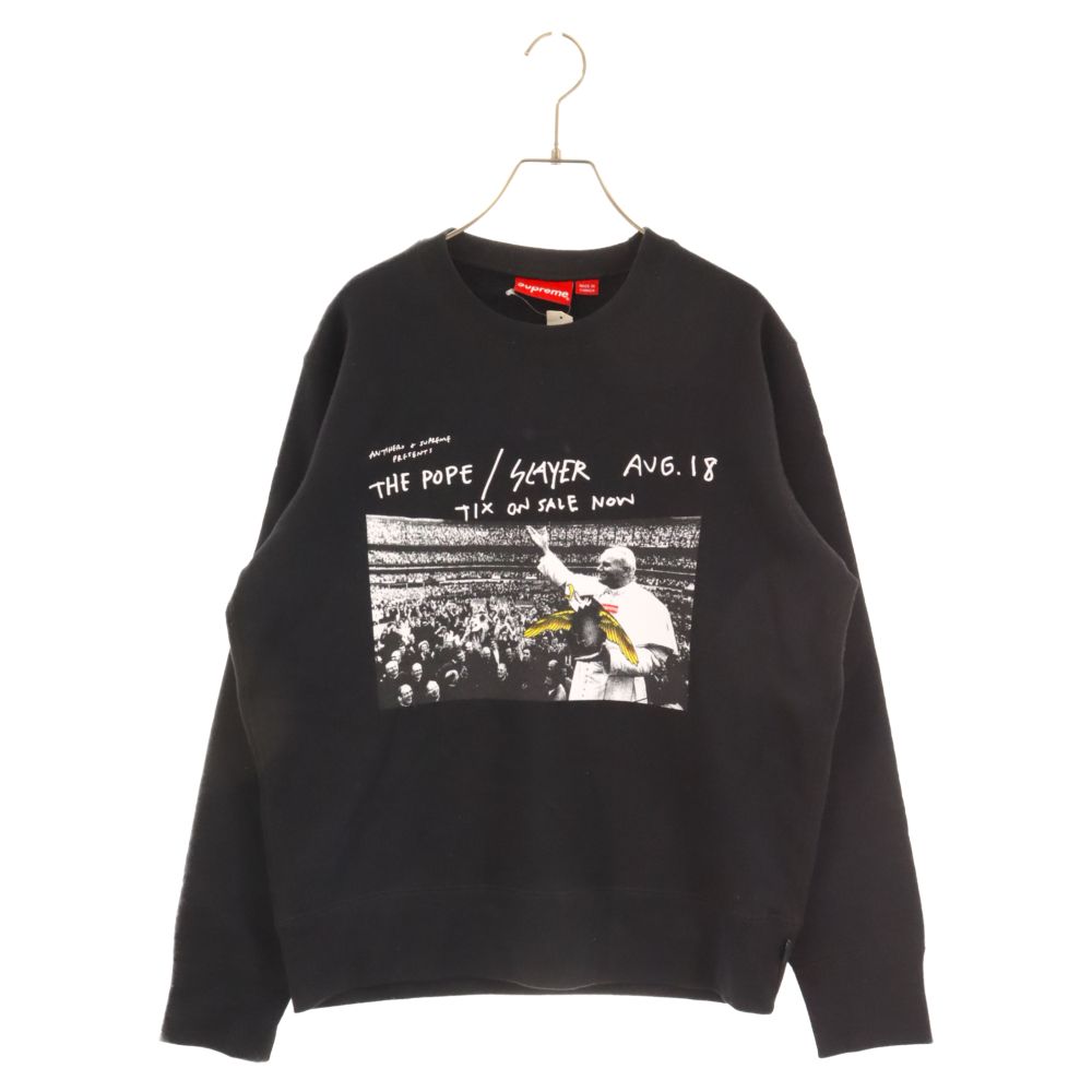 SUPREME (シュプリーム) 16SS×ANTIHERO Pope Crewneck アンタイ