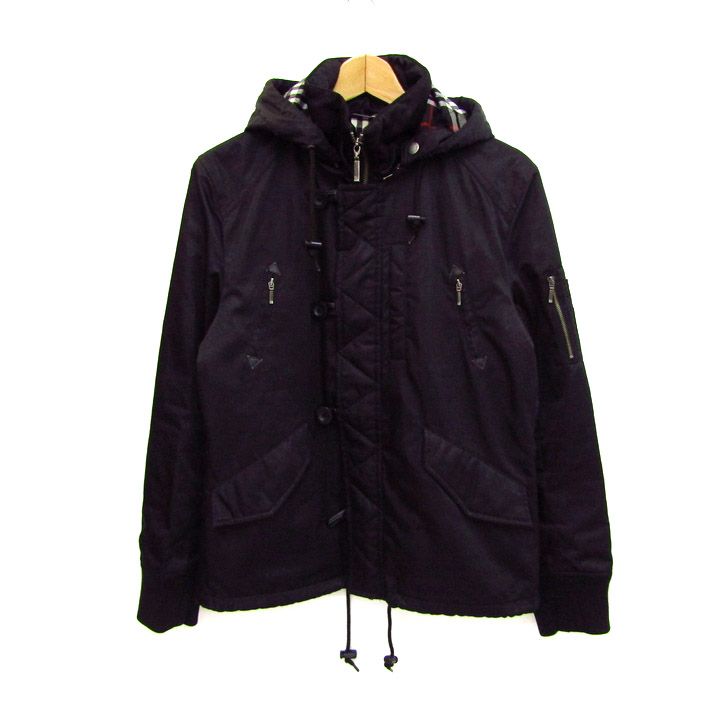 BURBERRY BLACK LABEL マウンテンパーカー ブラック ブラック マウンテンパーカー - メルカリ