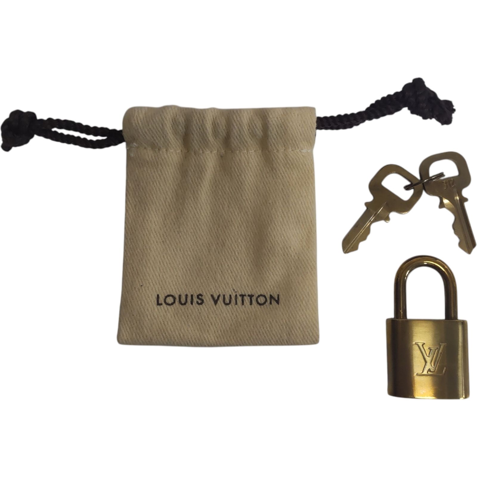 中古品】LOUIS VUITTON ルイ・ヴィトン カデナ 312 パドロック