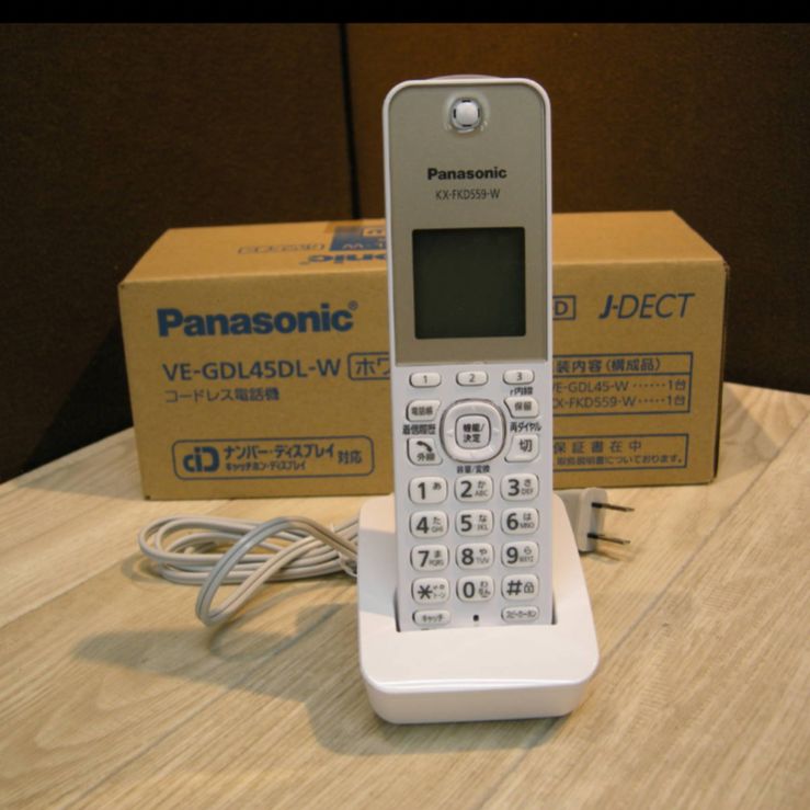 未使用 パナソニック 迷惑電話対策機能搭載 ホワイト VE-GDL45DL-W