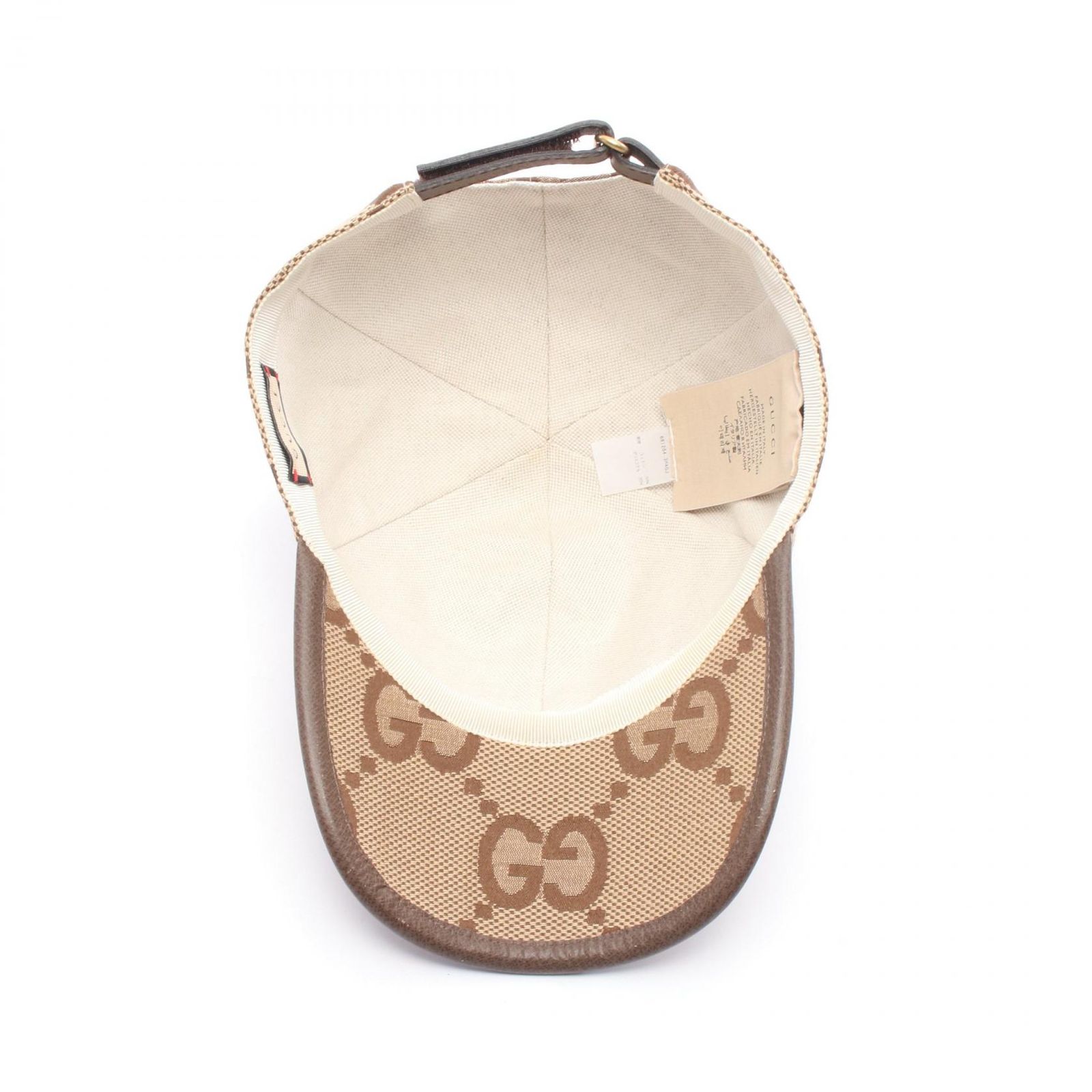 GUCCIグッチ正規新作コットンキャンバス ジャンボGG柄キャップ 681264 GUCCIグッチ正規新作コットンキャンバス ジャンボGG柄キャップ