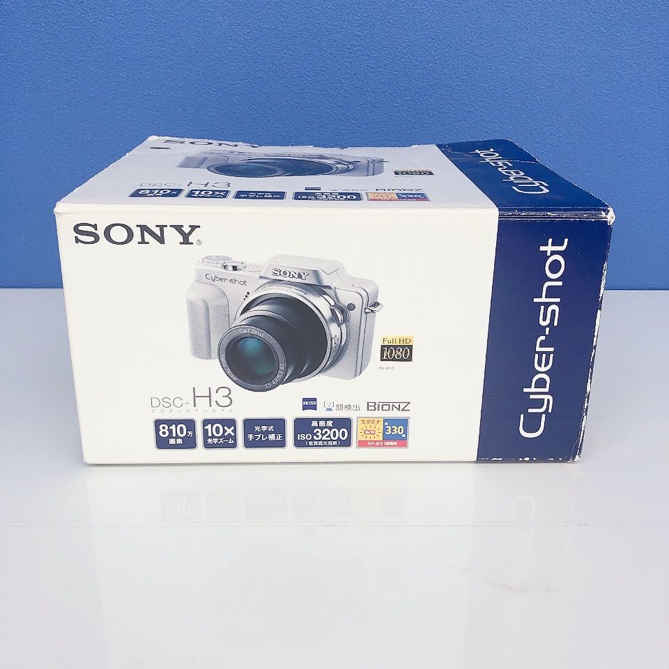 美品SONY DSC-H3 サイバーショット CCDオールドコンデジ ☆【通電確認済み・動作未確認】SONY DSC-H3 サイバーショット