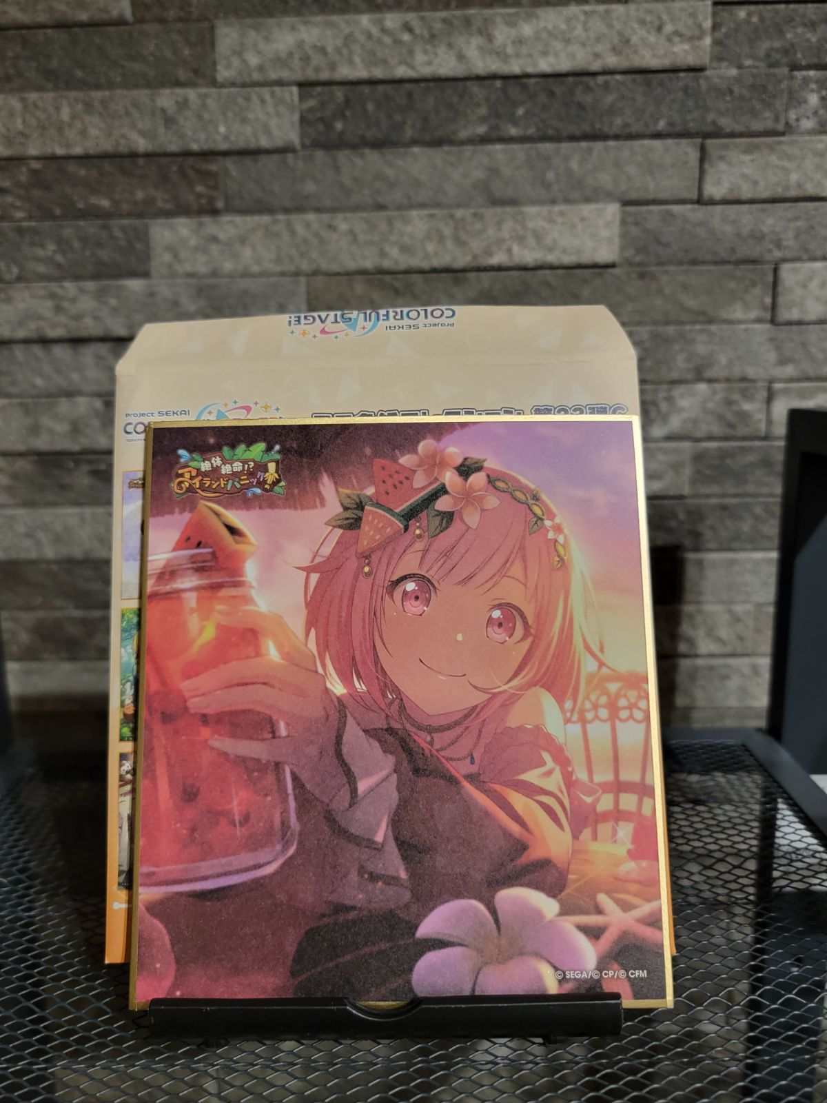 プロセカ ミニ色紙 鳳えむ ① 鳳えむ 特訓前 プロセカ ミニ色紙