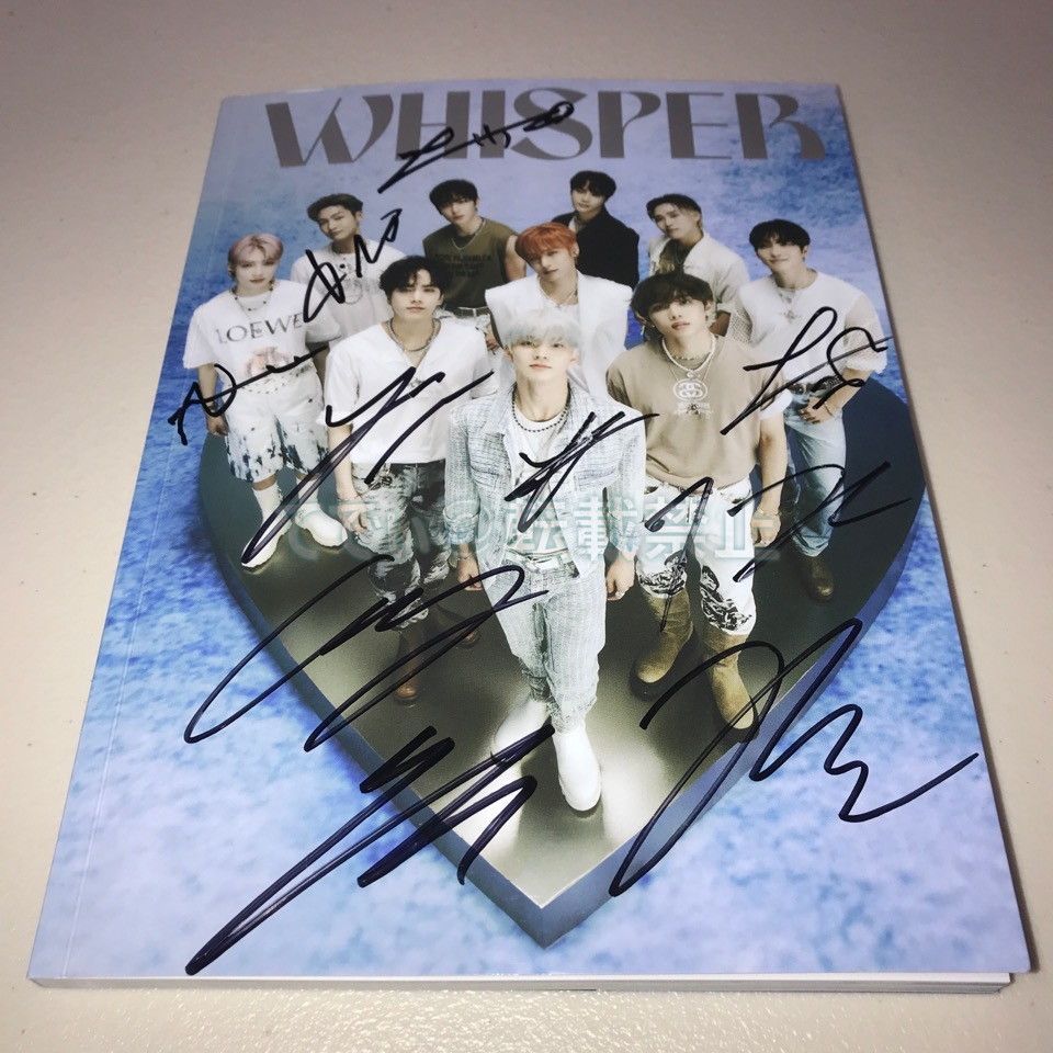 THE BOYZ ニュー 直筆サイン入り フォト THE BOYZ BE AWARE PLATFORM PVC ニュー サイン