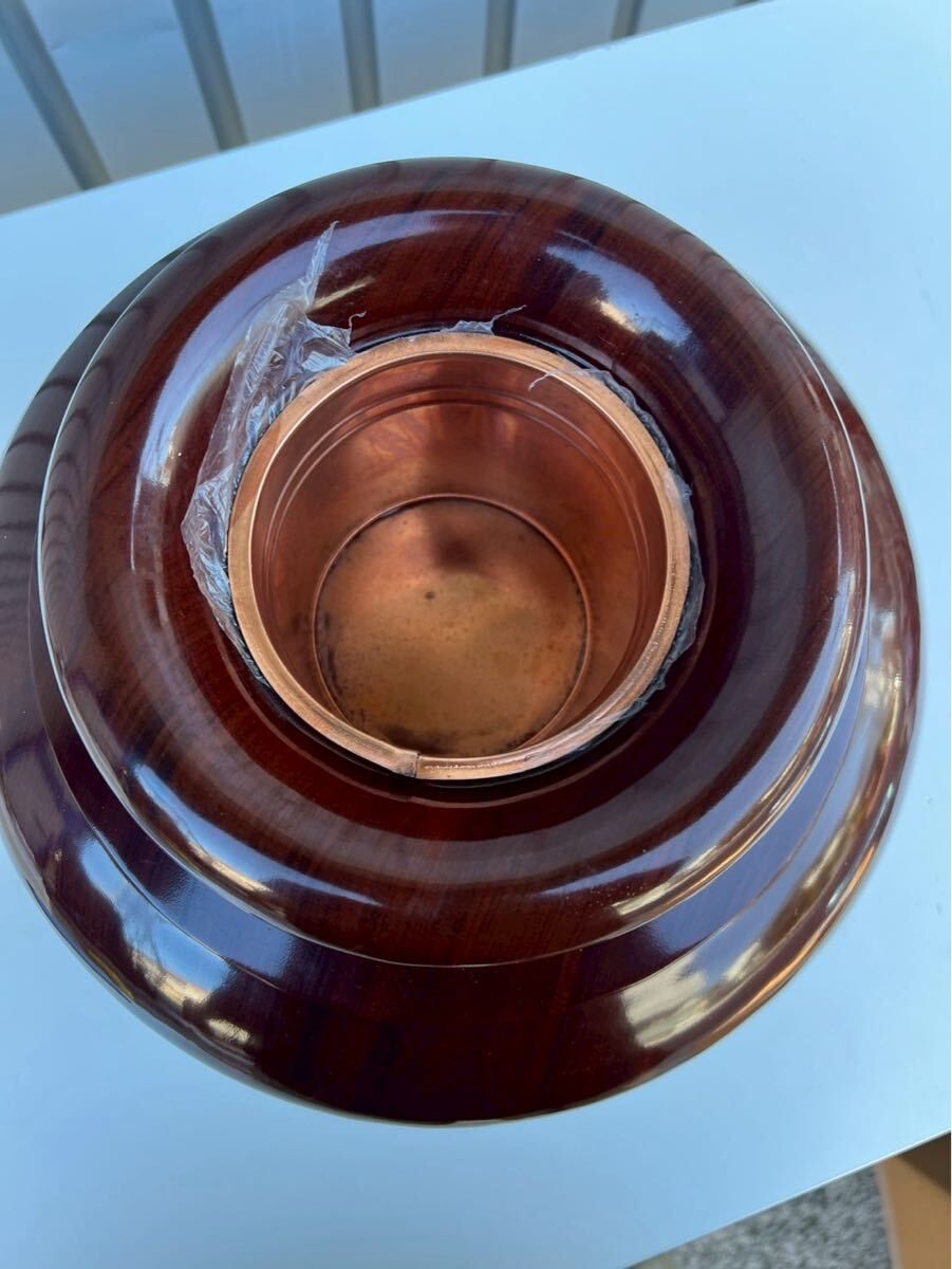 ブビンガ壺 木製飾壺 バズーカ型 インテリア置物 風仕上げ マニア向け A0013 NEXPOTALLINN_EU