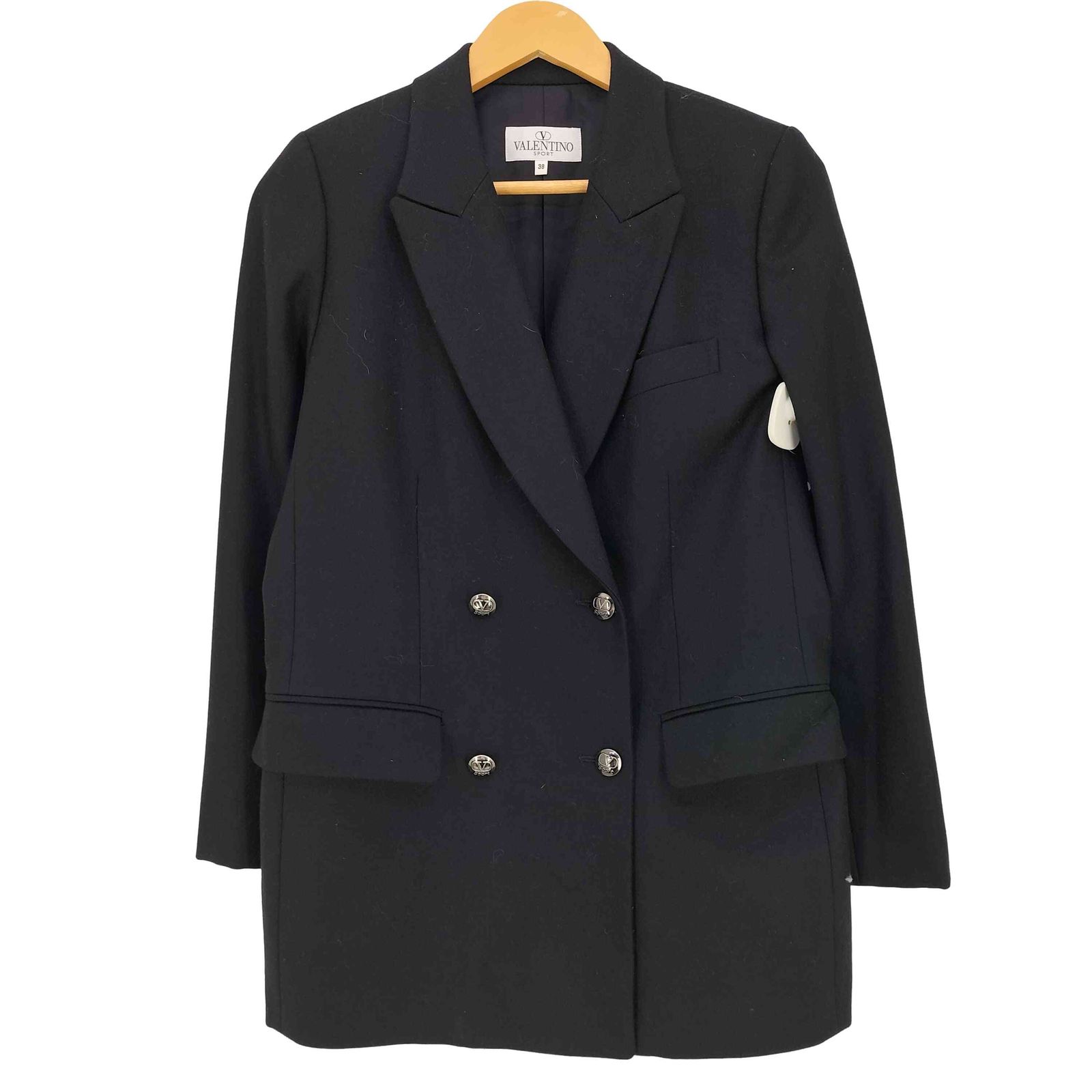 正規店買付【VALENTINO】ウール ダブルブレストジャケット ダブルウール ダブルブレスト ジャケット for メンズ インチ