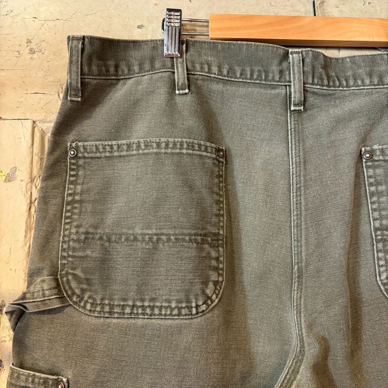 USA製 Carhartt ダブルニー ダック生地 ハーフパンツ 短パン