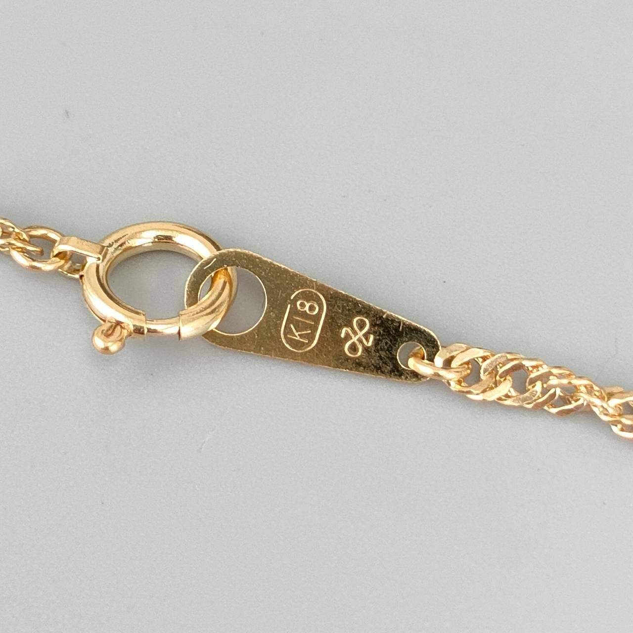 K18WG ネックレス シャネル K18WG ダイヤモンド ペンダントネックレス コメット