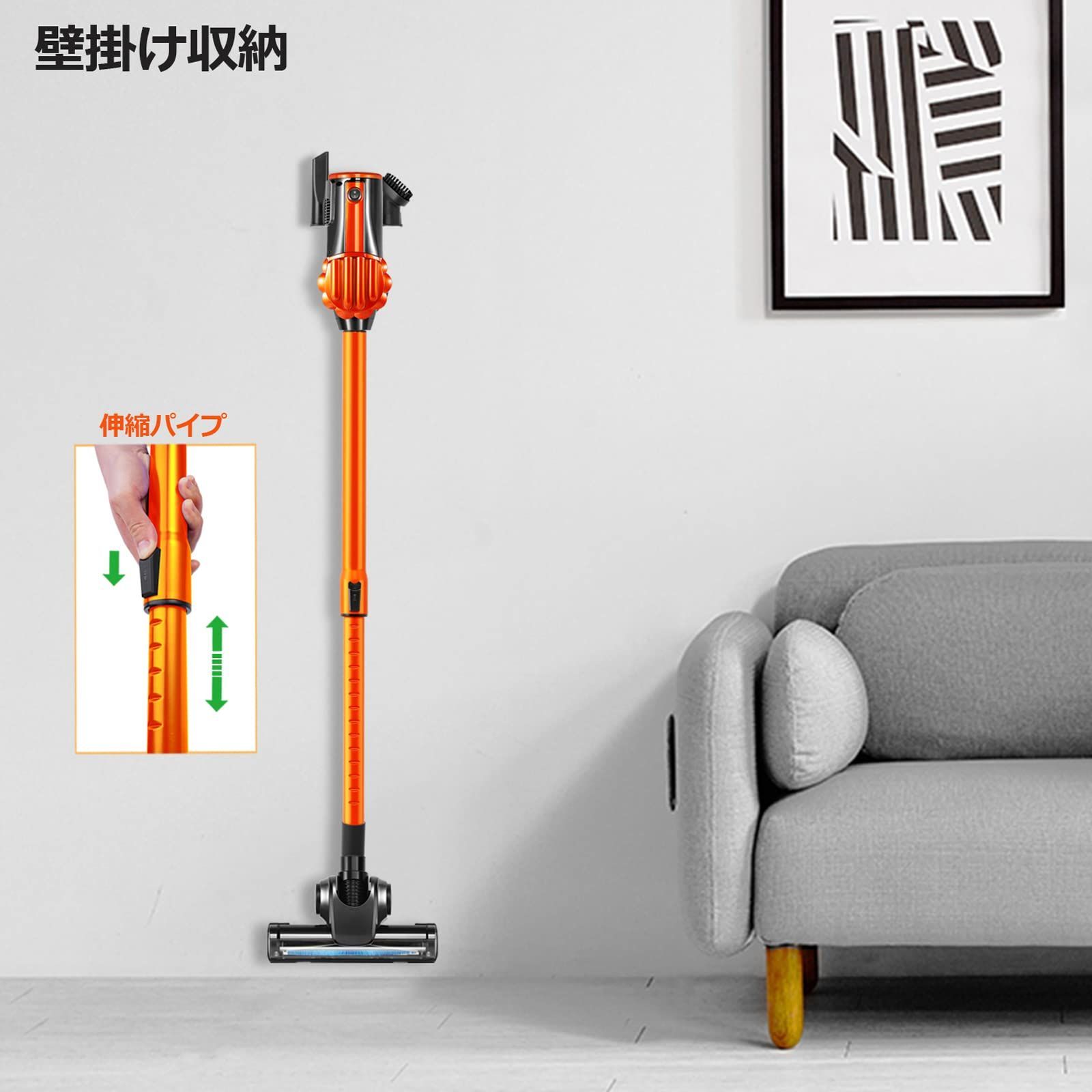 生活家電 【特価商品】掃除機 V600 サイクロン 600W ハイパワー 超強力 
