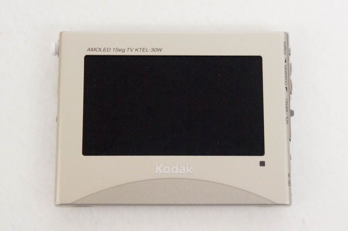 中古】Kodakコダック 3V型 有機ELテレビ KTEL-30W ポータブルテレビ ワンセグ - メルカリ