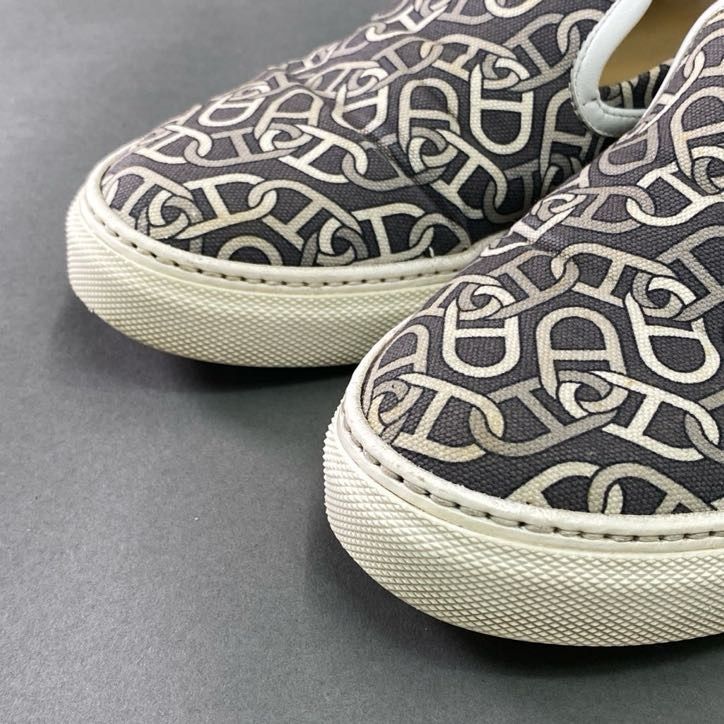 7f5 HERMES エルメス シェーヌダンクル スリッポン スニーカー 41 1/2  