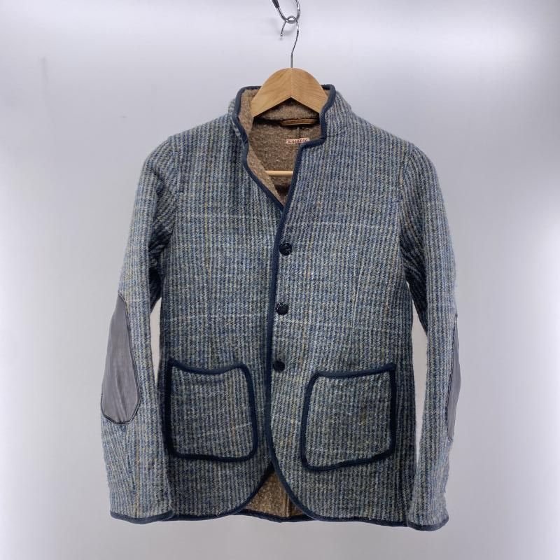 【中古】KAPITAL ウールツイード AMPジャケット グレー サイズXS キャピタル[24][240024519926]