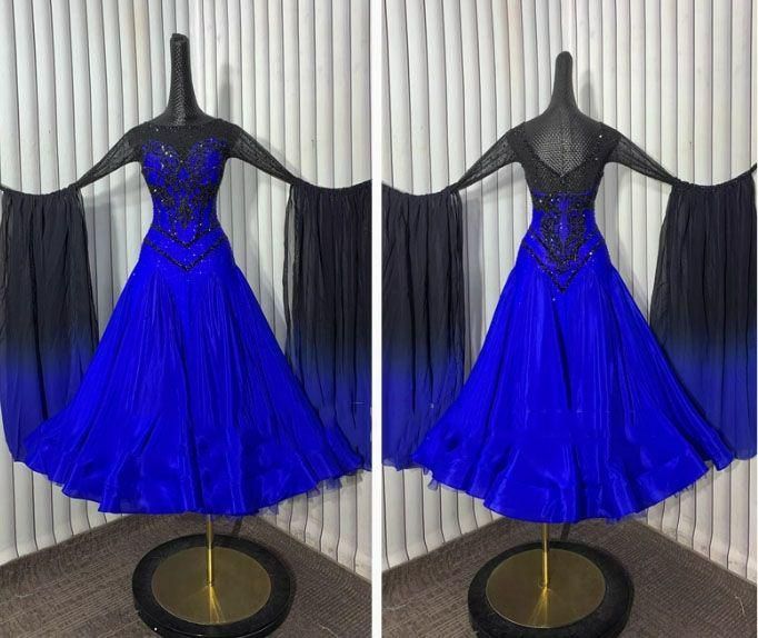 オーダーメイド 社交ダンス衣装 スタンダードドレス 色変更可 - メルカリ