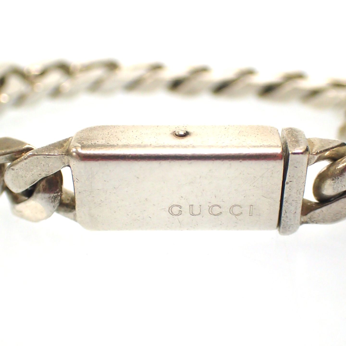 グッチ ブレスレット IDチェーン SV925 シルバー GUCCI【LA