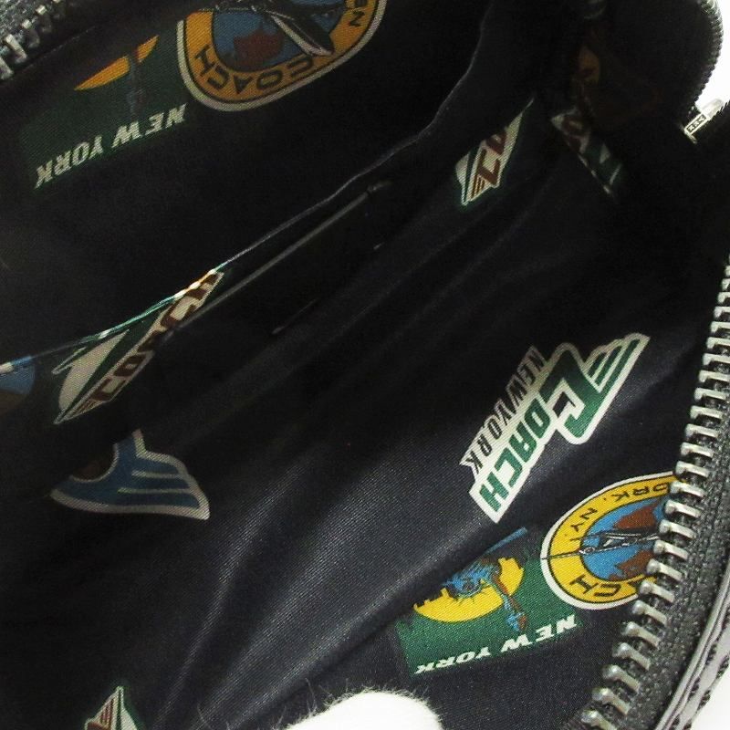 コーチ COACH 美品 セカンドバッグ アクセサリーポーチ スモール