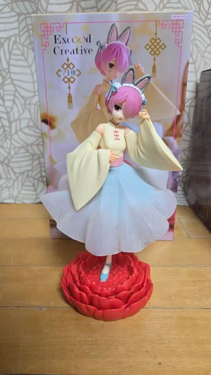 リゼロ Exceed Creative 小兎娘 フィギュア レム ラム 4セット Re:ゼロ