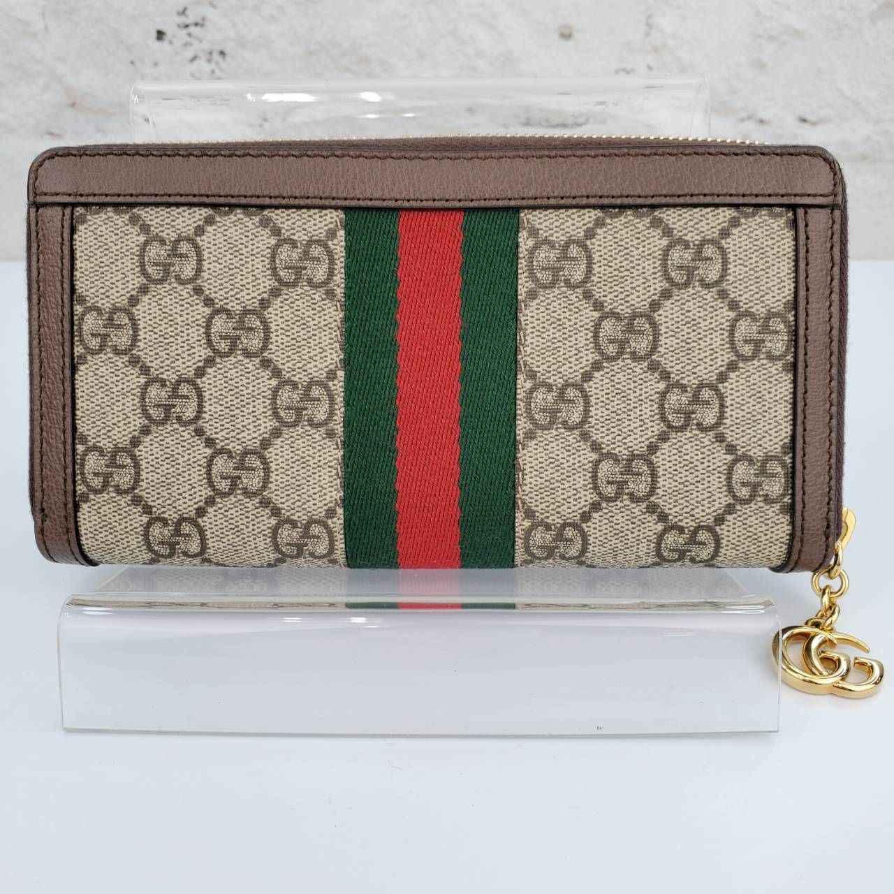 未使用品 】 GUCCI GGマーモント オフディア シェリーライン ラウンド