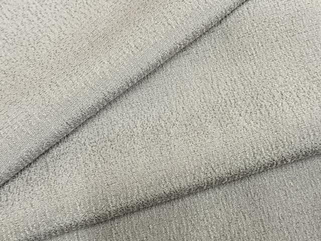 平和屋着物▽上質な色無地 単衣 暁鼠色 正絹 AABB2164fy