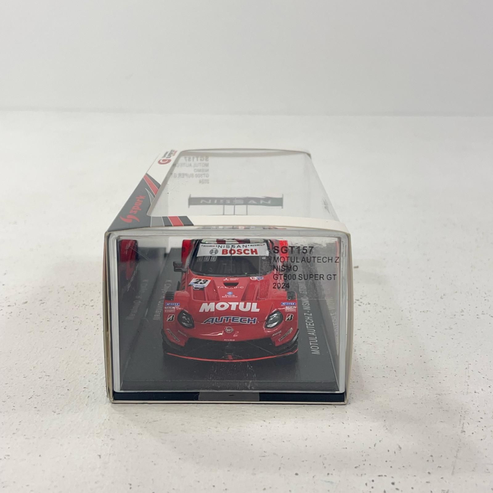 【尾張小牧店】 中古 Spark 1/43 MOTUL AUTECH Z No.23 NISMO GT500 SUPER GT 2024 K. Chiyo - R. Quintarelli 【727】 尾張小牧店】 中古 Spark 1/43 MOTUL AUTECH Z No.23 NISMO
