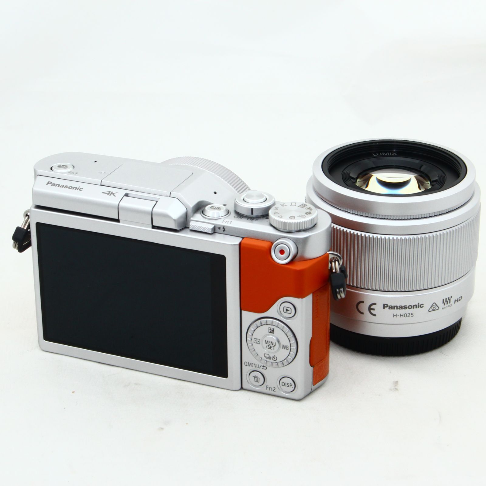 LUMIX DC-GF9W オレンジ/シルバー 4K対応 ダブルレンズキット 【公式通販】