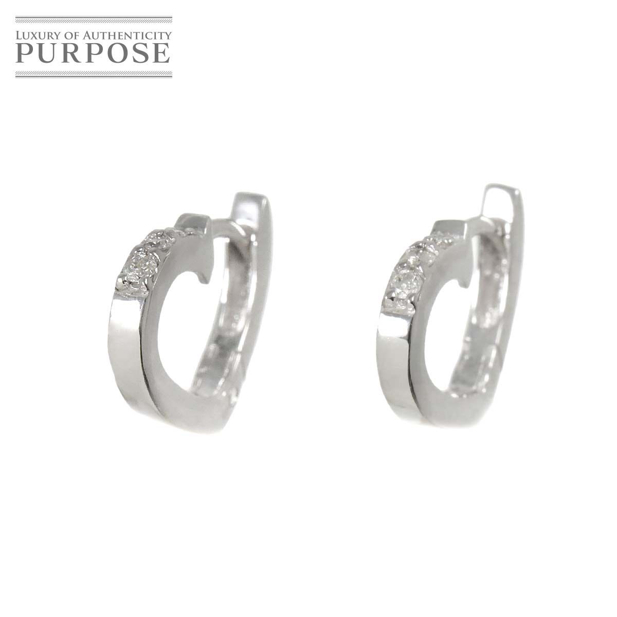 k18 WGダイヤピアス K18WGダイヤモンドピアス | ポンテヴェキオ公式オンライン