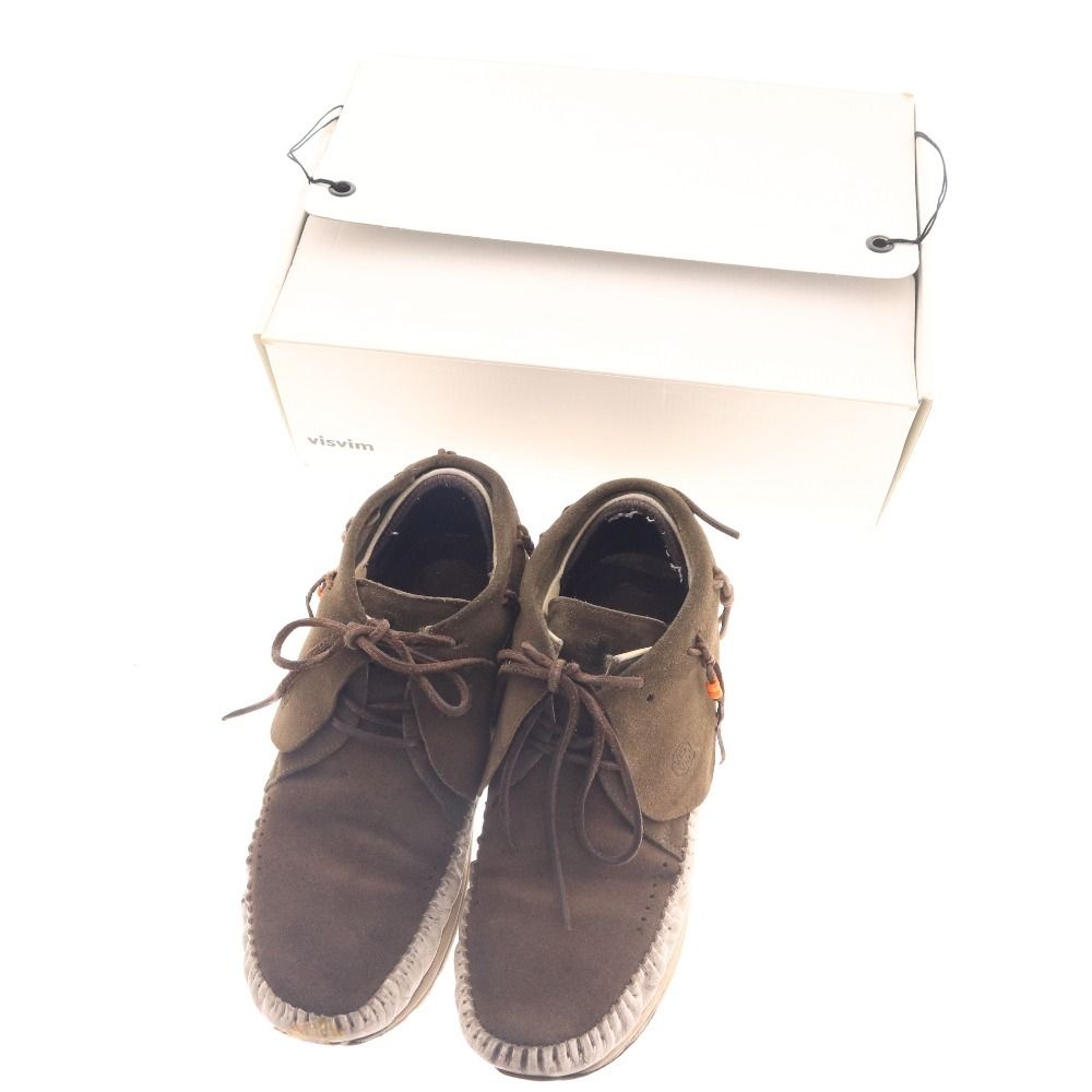 □ visvim ビズヴィム ハイカットスニーカー FBT スエード