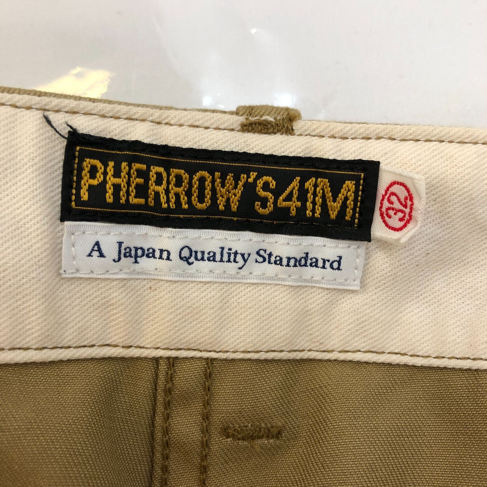 PHERROW'S フェローズ チノパン P41M W32 /m 250306 01852hi