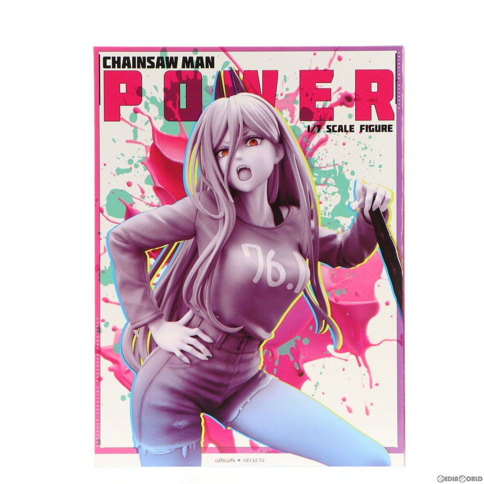 あみあみ限定 パワー チェンソーマン 1/7 完成品 フィギュア AMAKUNI 