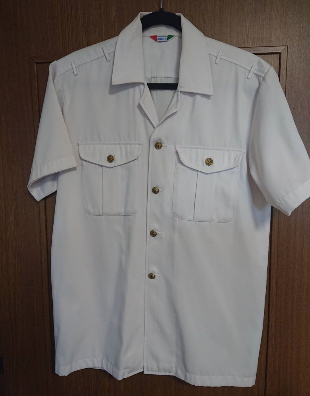海員制服専門メーカーアリマの船員服 夏半袖略制服 L ☆中古