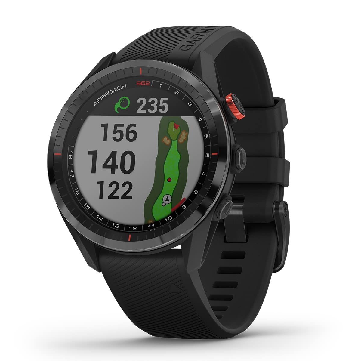 GARMIN ガーミン ゴルフナビ GPS Approach S62 ブラック 010-02200-20 日本 ブラック 単品